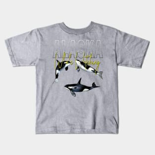 Alaska Whale Watching Kids T-Shirt